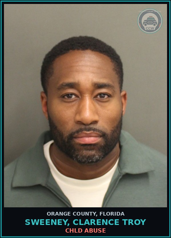 Booking mugshot of SWEENEY, CLARENCE TROY in Orange County