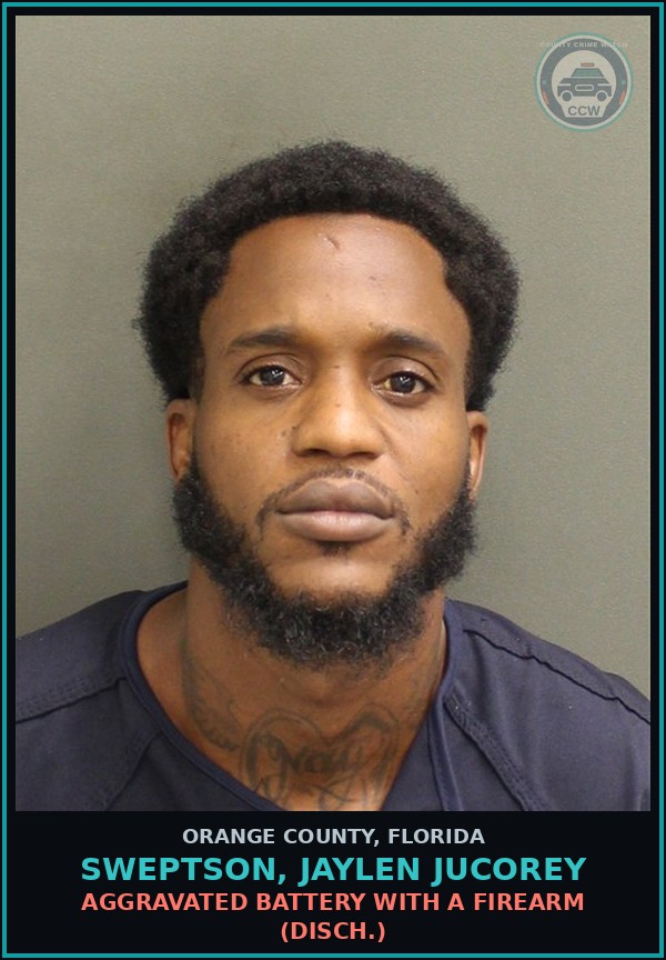 Booking mugshot of SWEPTSON, JAYLEN JUCOREY in Orange County