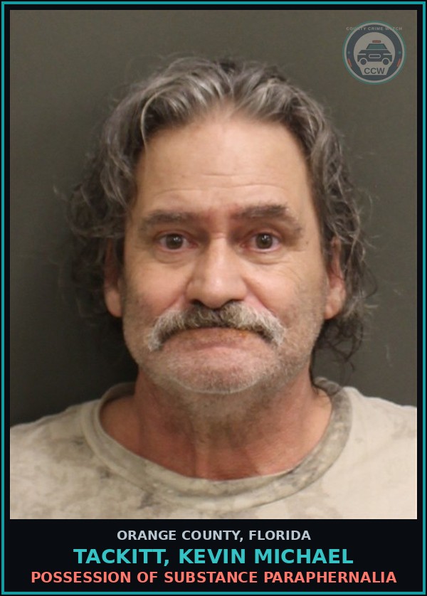 Booking mugshot of TACKITT, KEVIN MICHAEL in Orange County