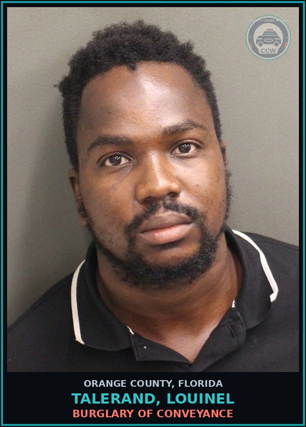 Booking mugshot of TALERAND, LOUINEL in Orange County