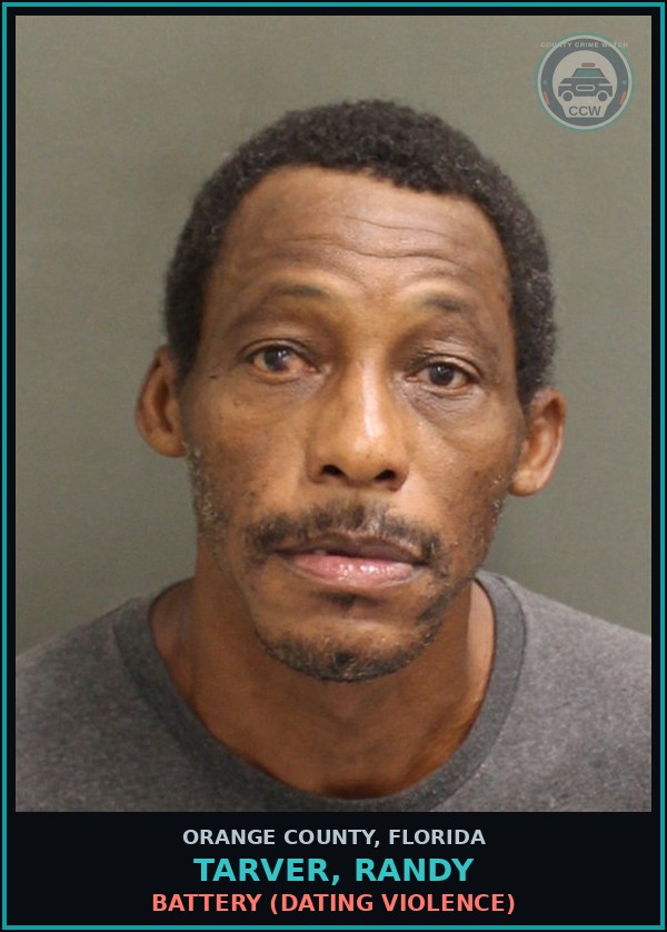 Booking mugshot of TARVER, RANDY in Orange County