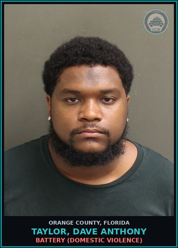 Booking mugshot of TAYLOR, DAVE ANTHONY in Orange County