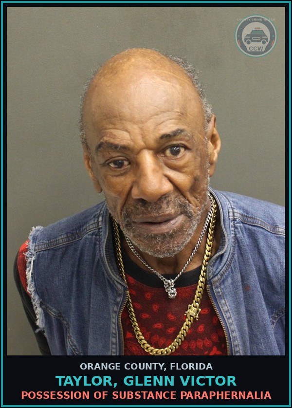 Booking mugshot of TAYLOR, GLENN VICTOR in Orange County