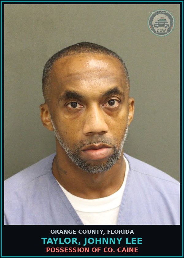 Booking mugshot of TAYLOR, JOHNNY LEE in Orange County