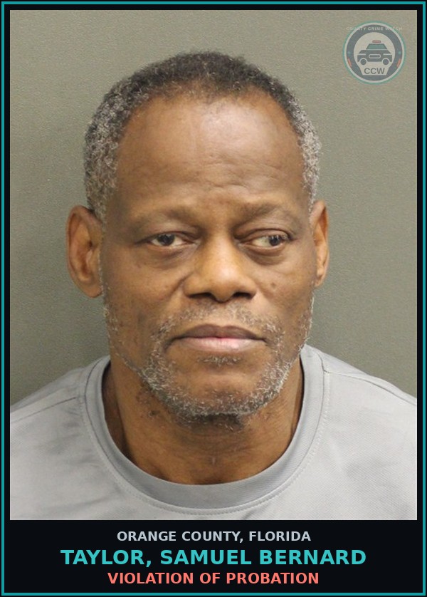 Booking mugshot of TAYLOR, SAMUEL BERNARD in Orange County