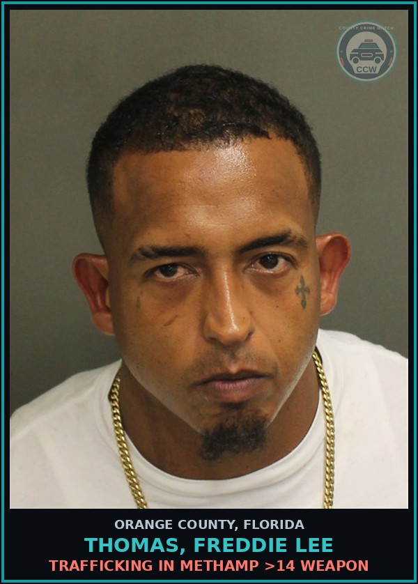 Booking mugshot of THOMAS, FREDDIE LEE in Orange County