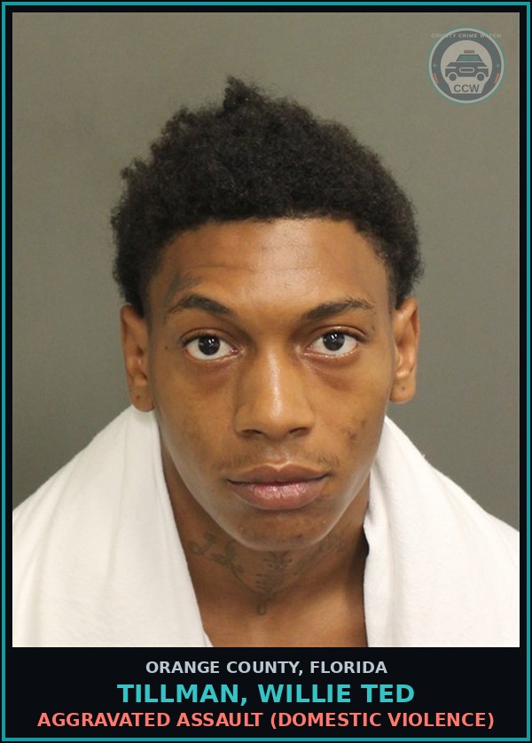 Booking mugshot of TILLMAN, WILLIE TED in Orange County