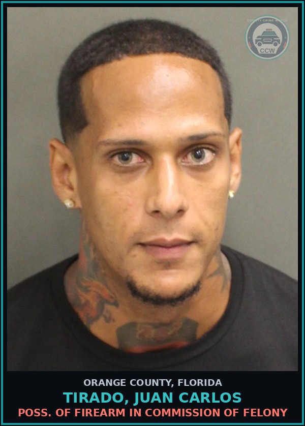 Booking mugshot of TIRADO, JUAN CARLOS in Orange County