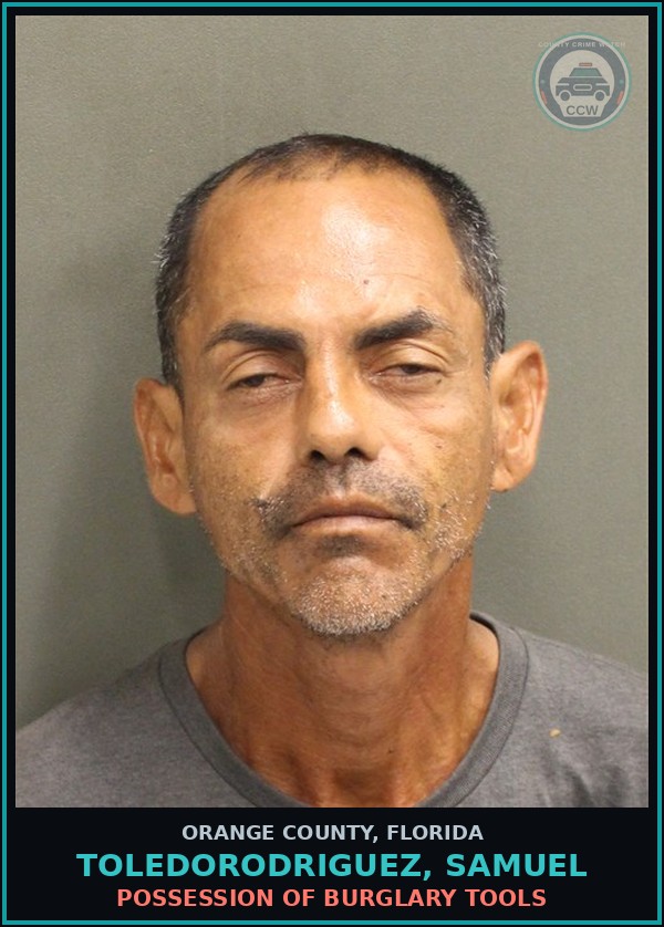 Booking mugshot of TOLEDORODRIGUEZ, SAMUEL in Orange County