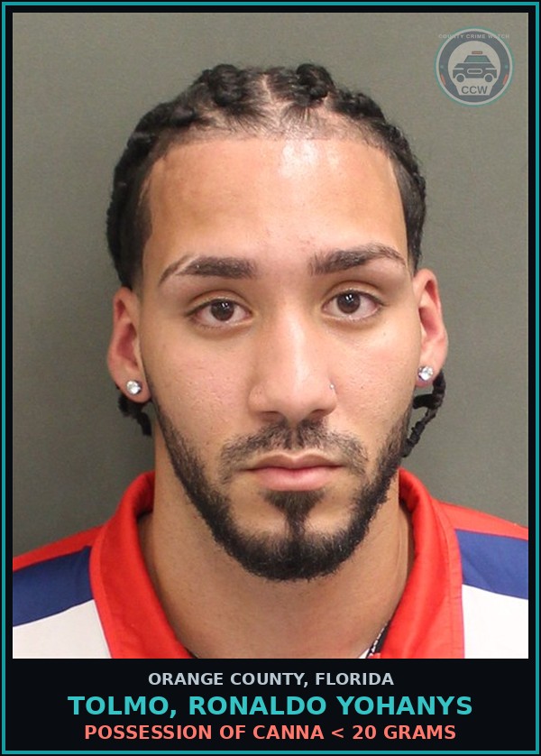 Booking mugshot of TOLMO, RONALDO YOHANYS in Orange County