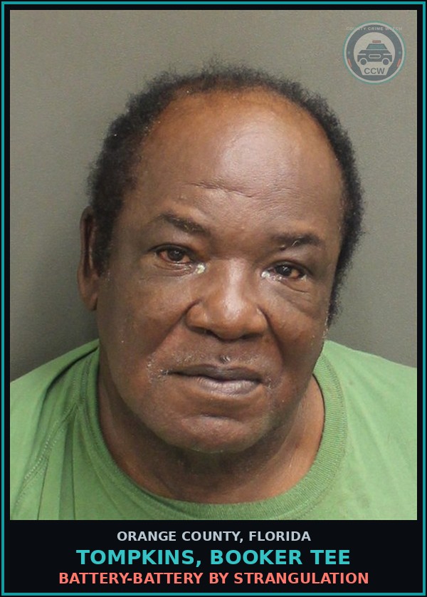 Booking mugshot of TOMPKINS, BOOKER TEE in Orange County