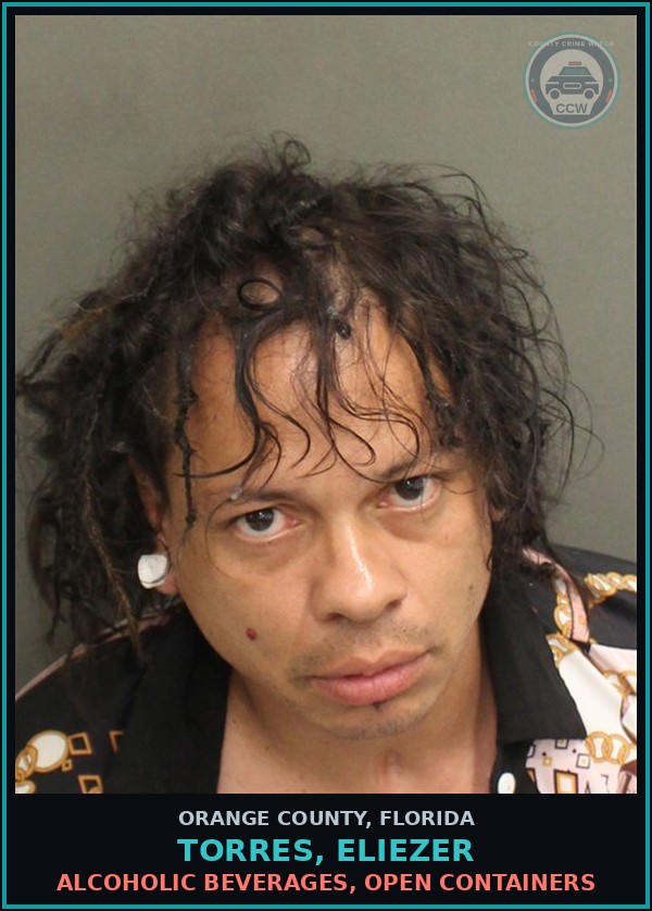 Booking mugshot of TORRES, ELIEZER in Orange County