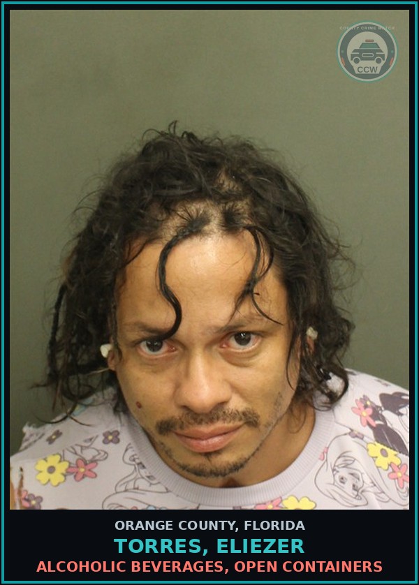 Booking mugshot of TORRES, ELIEZER in Orange County