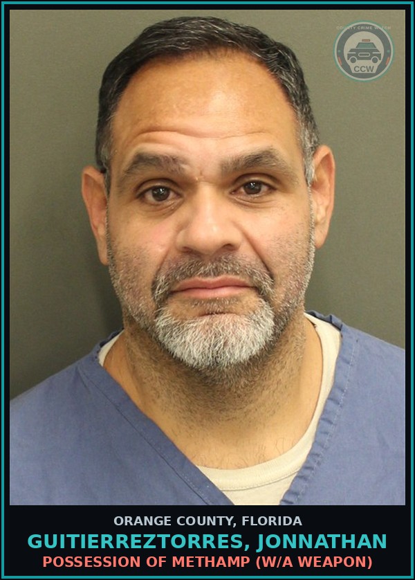Booking mugshot of GUITIERREZTORRES, JONNATHAN in Orange County