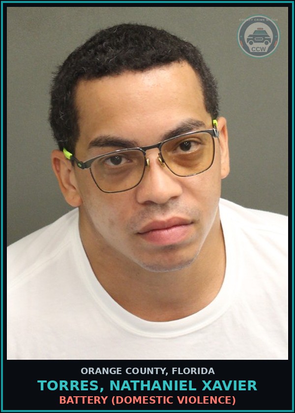 Booking mugshot of TORRES, NATHANIEL XAVIER in Orange County