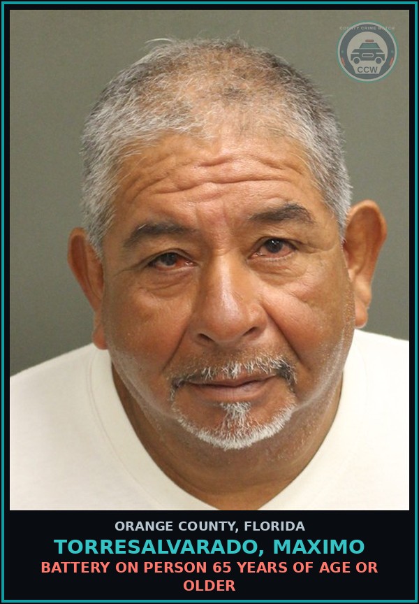 Booking mugshot of TORRESALVARADO, MAXIMO in Orange County