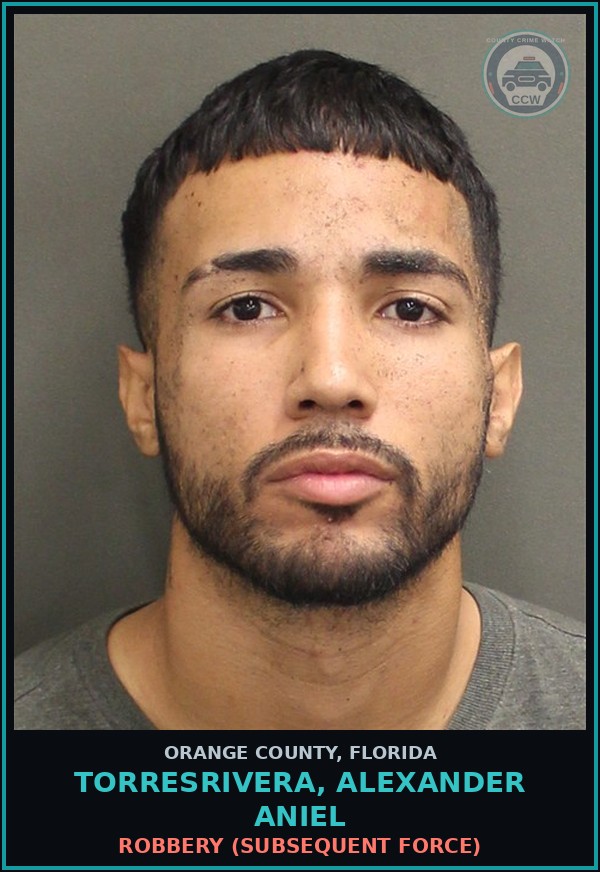 Booking mugshot of TORRESRIVERA, ALEXANDER ANIEL in Orange County