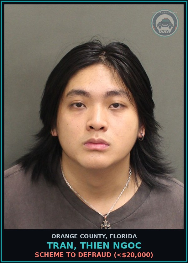 Booking mugshot of TRAN, THIEN NGOC in Orange County