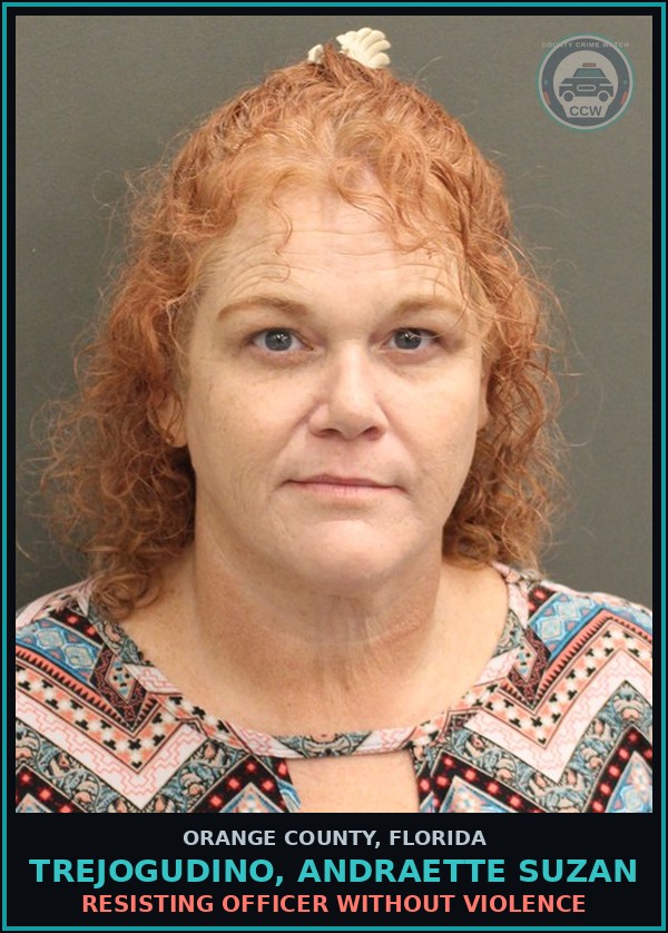 Booking mugshot of TREJOGUDINO, ANDRAETTE SUZAN in Orange County