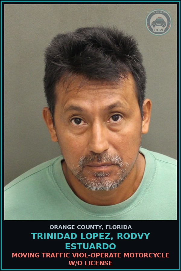 Booking mugshot of TRINIDAD LOPEZ, RODVY ESTUARDO in Orange County