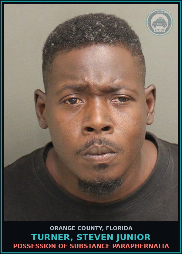 Booking mugshot of TURNER, STEVEN JUNIOR in Orange County