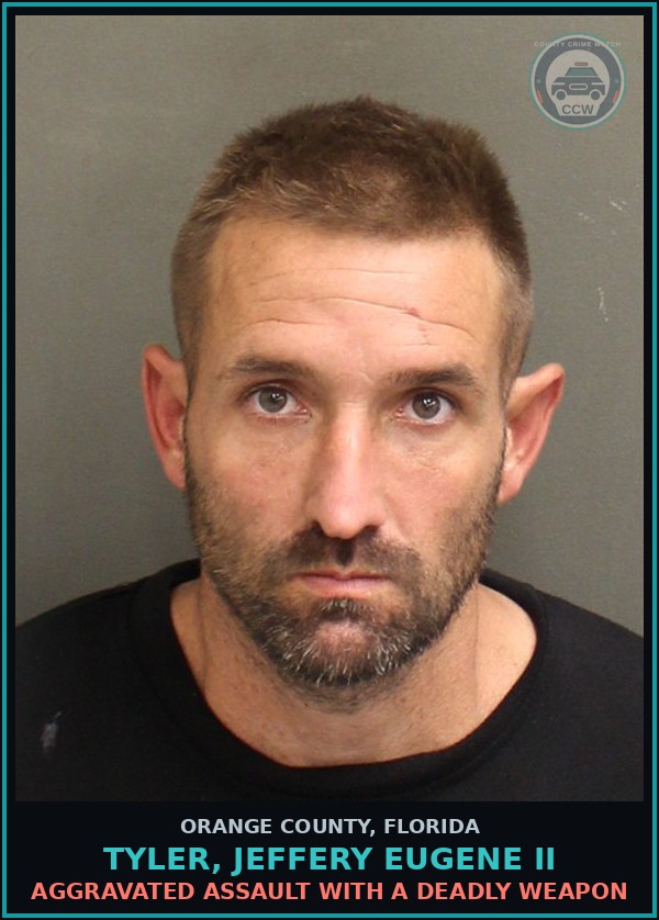 Booking mugshot of TYLER, JEFFERY EUGENE II in Orange County