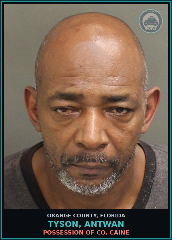 Booking mugshot of TYSON, ANTWAN in Orange County