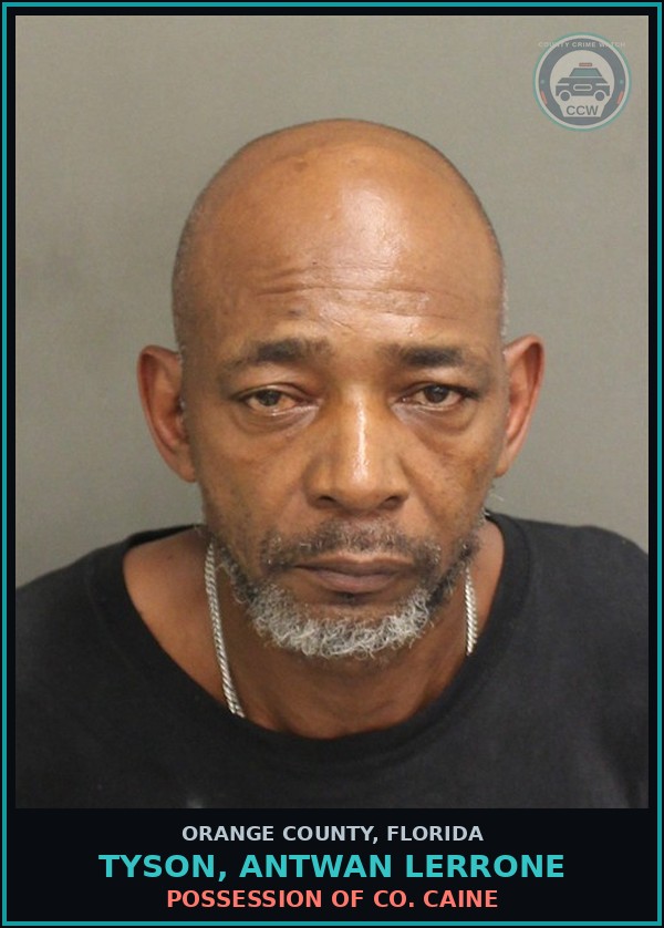 Booking mugshot of TYSON, ANTWAN LERRONE in Orange County