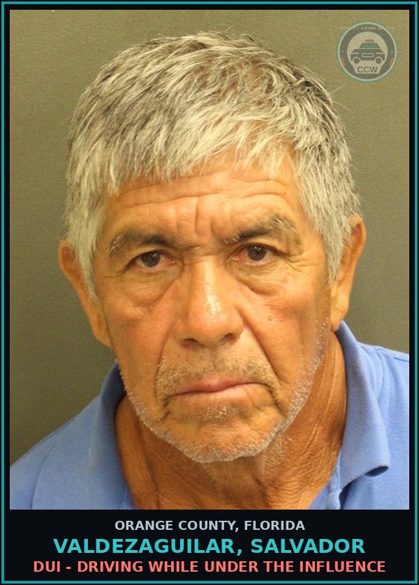 Booking mugshot of VALDEZAGUILAR, SALVADOR in Orange County
