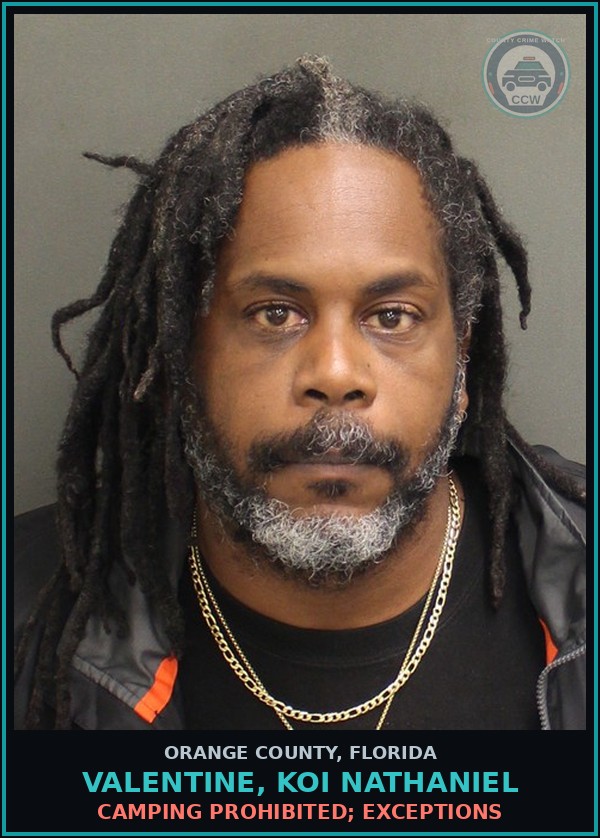 Booking mugshot of VALENTINE, KOI NATHANIEL in Orange County