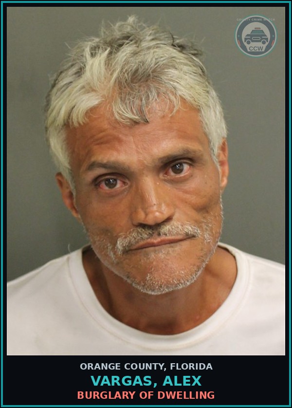 Booking mugshot of VARGAS, ALEX in Orange County