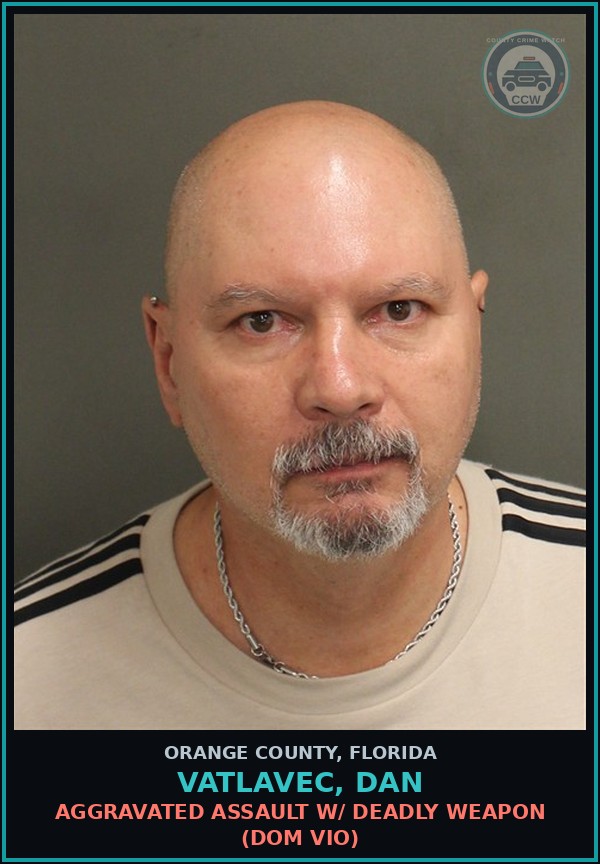 Booking mugshot of VATLAVEC, DAN in Orange County