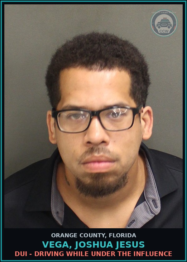 Booking mugshot of VEGA, JOSHUA JESUS in Orange County
