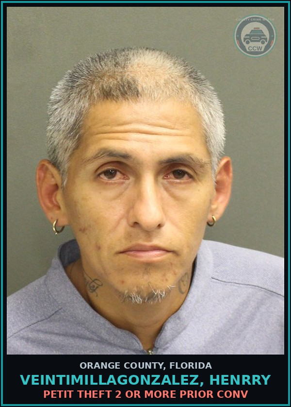 Booking mugshot of VEINTIMILLAGONZALEZ, HENRRY in Orange County