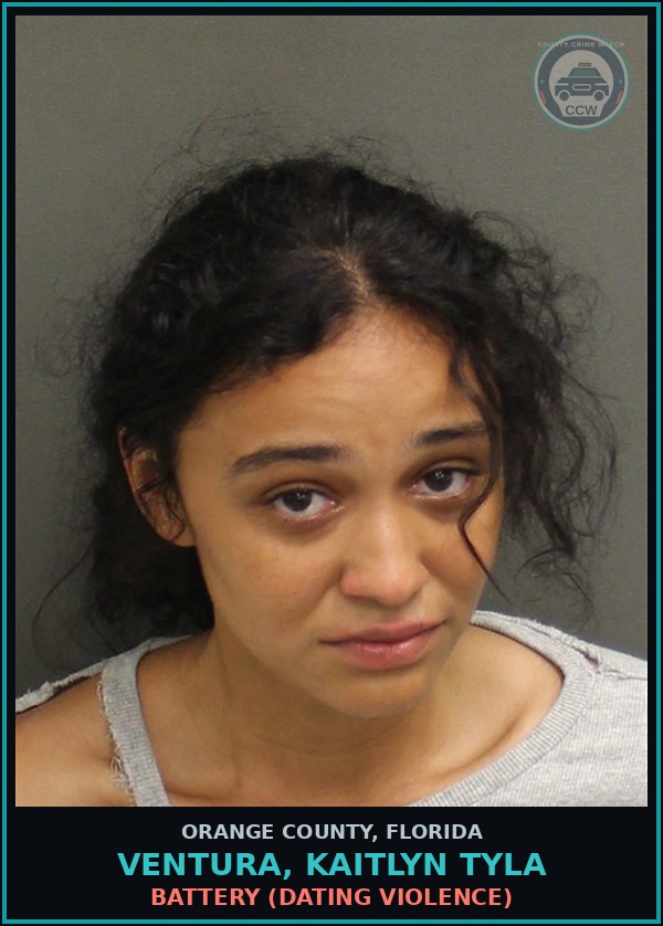 Booking mugshot of VENTURA, KAITLYN TYLA in Orange County