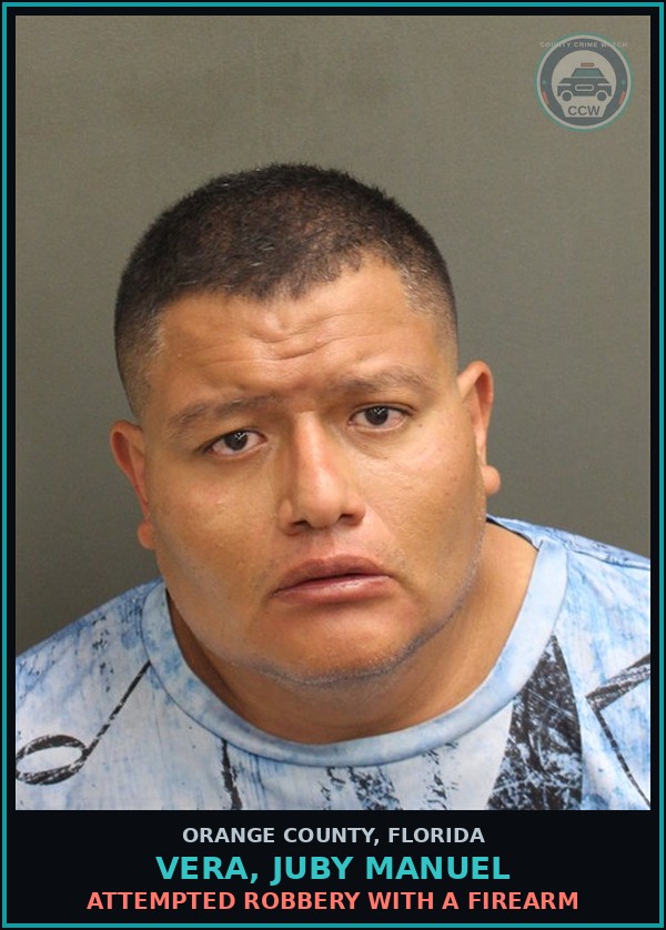 Booking mugshot of VERA, JUBY MANUEL in Orange County