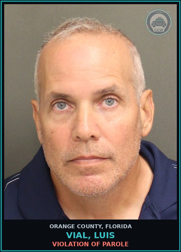 Booking mugshot of VIAL, LUIS in Orange County