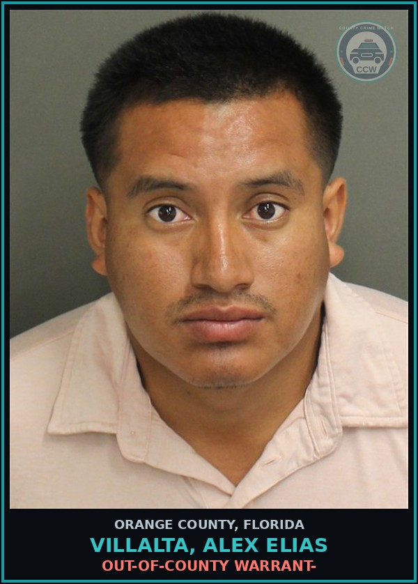 Booking mugshot of VILLALTA, ALEX ELIAS in Orange County