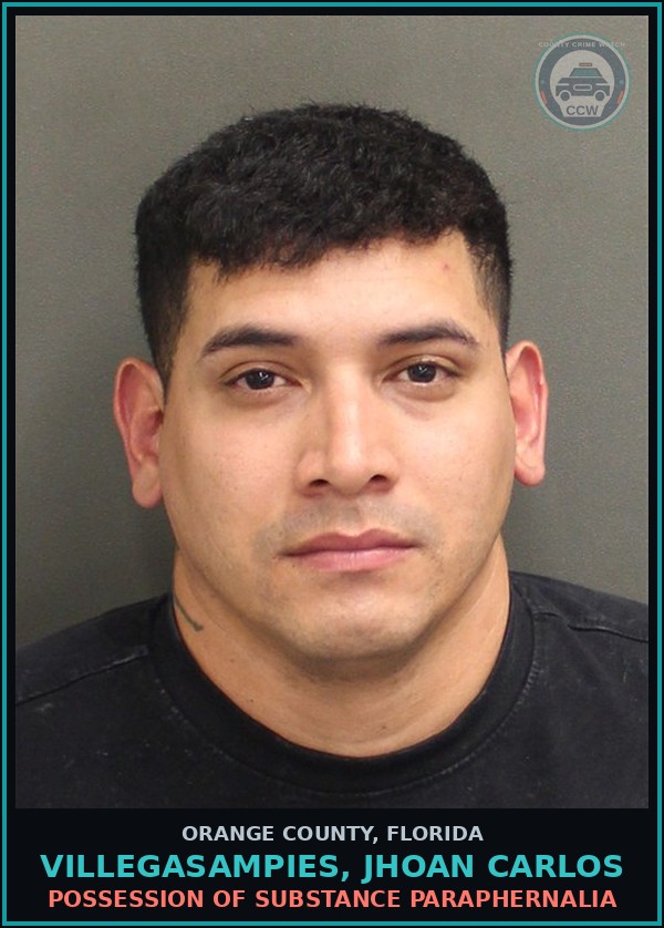 Booking mugshot of VILLEGASAMPIES, JHOAN CARLOS in Orange County