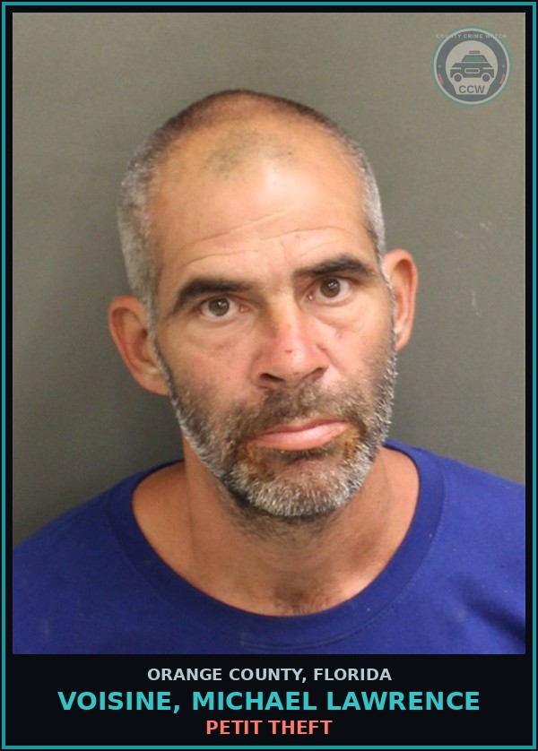 Booking mugshot of VOISINE, MICHAEL LAWRENCE in Orange County