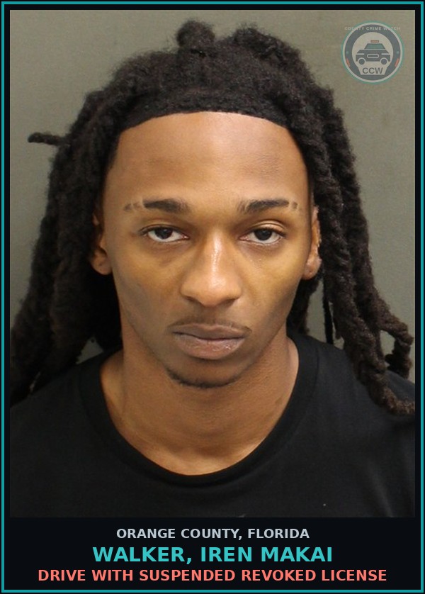 Booking mugshot of WALKER, IREN MAKAI in Orange County