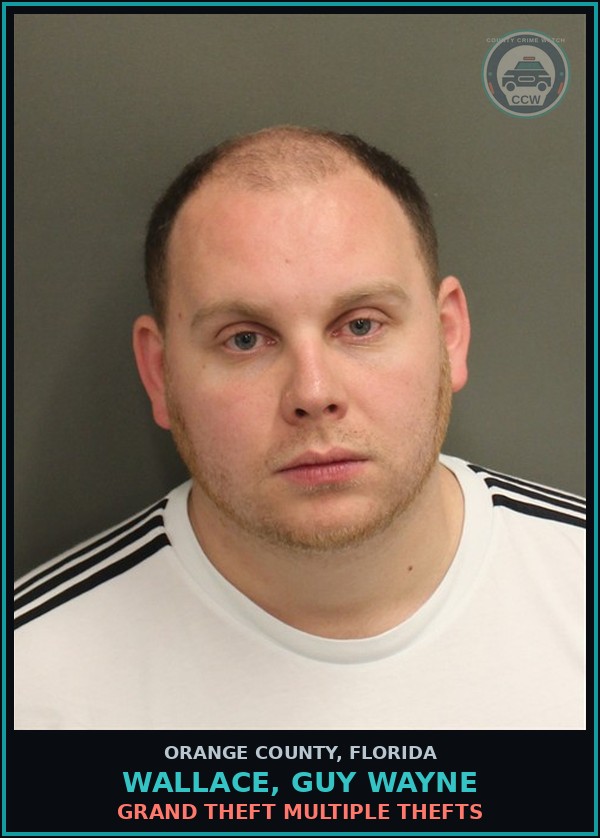 Booking mugshot of WALLACE, GUY WAYNE in Orange County
