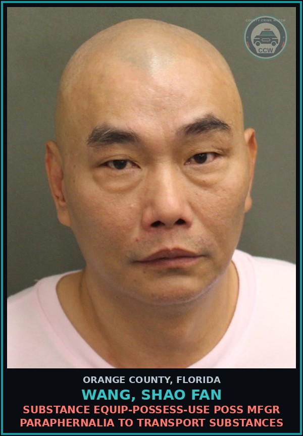 Booking mugshot of WANG, SHAO FAN in Orange County