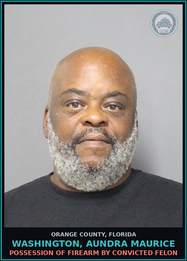 Booking mugshot of WASHINGTON, AUNDRA MAURICE in Orange County