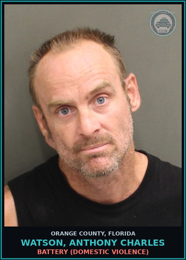 Booking mugshot of WATSON, ANTHONY CHARLES in Orange County