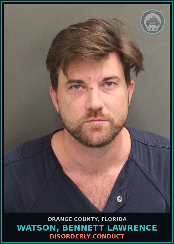Booking mugshot of WATSON, BENNETT LAWRENCE in Orange County