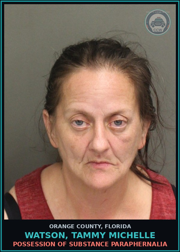 Booking mugshot of WATSON, TAMMY MICHELLE in Orange County