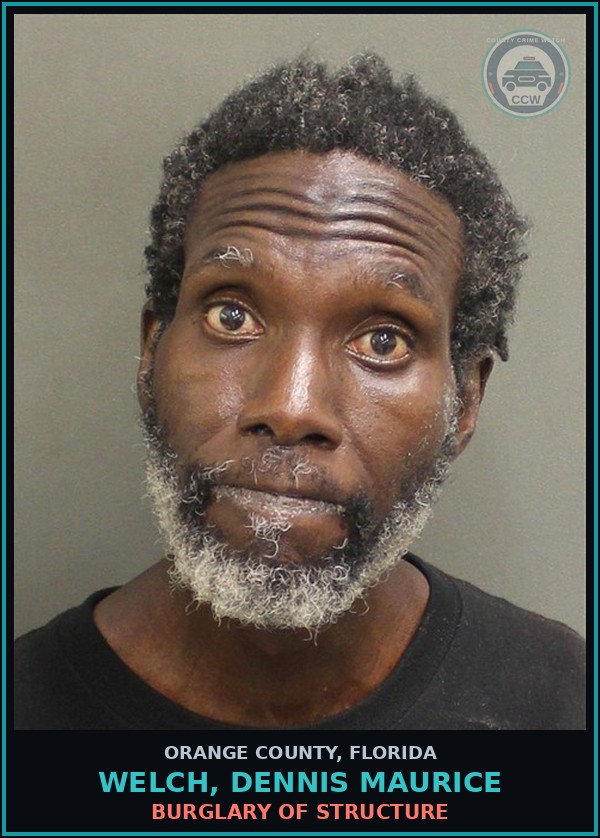 Booking mugshot of WELCH, DENNIS MAURICE in Orange County