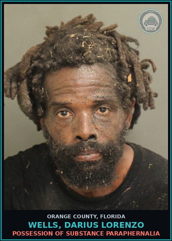 Booking mugshot of WELLS, DARIUS LORENZO in Orange County