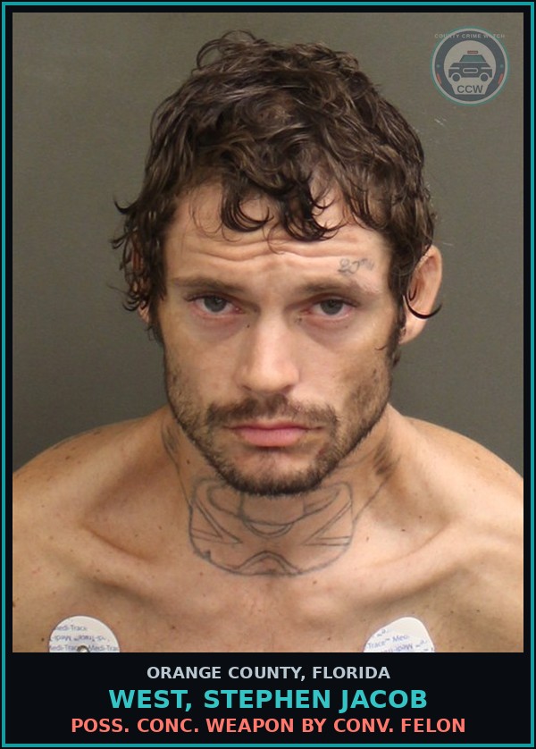 Booking mugshot of WEST, STEPHEN JACOB in Orange County